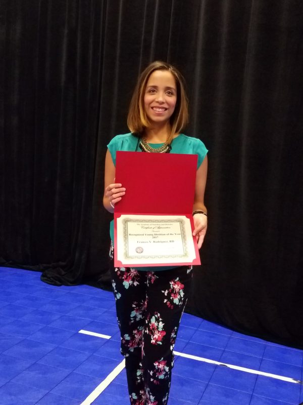 Frances Rodriguez, Renal dietitian. Dietitians On Demand, nationwide dietitian staffing