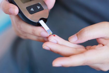checking blood sugar