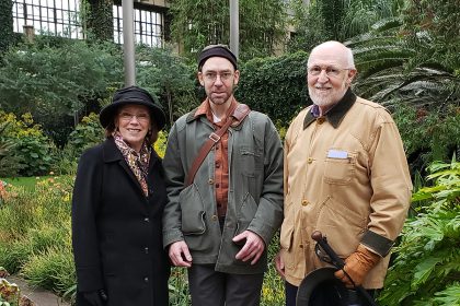 Stephen Buczek with his parents