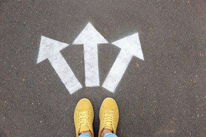 person standing on pavement on blog post about how a consultant dietitian job can turn into a career