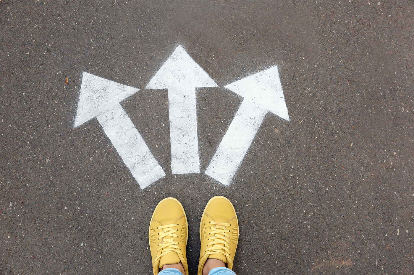 person standing on pavement on blog post about how a consultant dietitian job can turn into a career