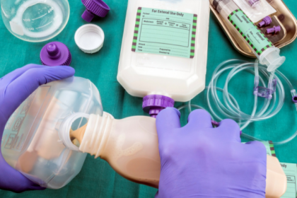 Nutrition Support formula being prepared