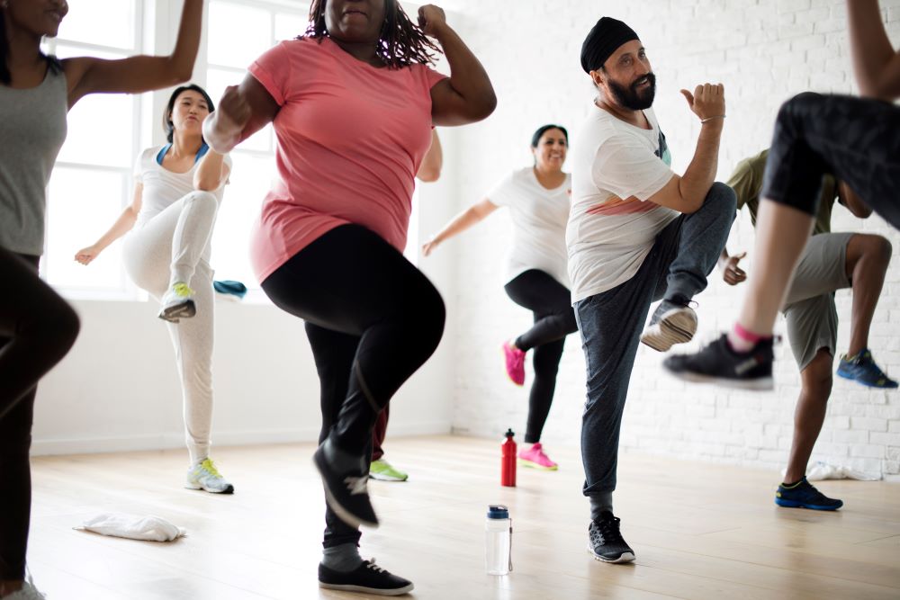Group of people exercising_Dietitians on Demand